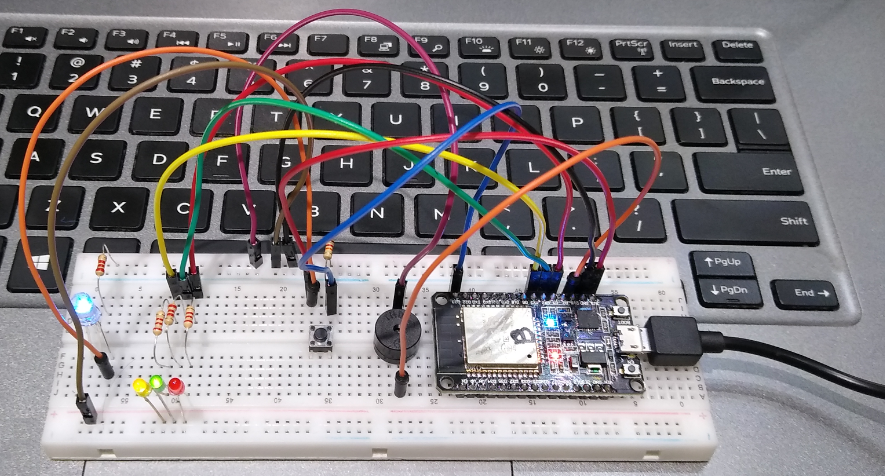 HOME - 20200227 - ESP32 buzzer button switch mqtt